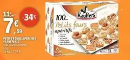 E.Leclerc Kauffer's - petits fours apéritifs offre