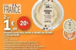 E.Leclerc Blini - houmous extra pois chiche & graines de sésame offre