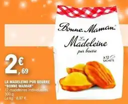 E.Leclerc Bonne maman - la madeleine pur beurre offre