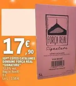 E.Leclerc Signature - igp côtes catalanes offre