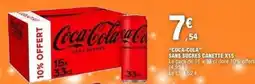 E.Leclerc Coca cola - sans sucres canette x15 offre