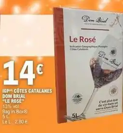 E.Leclerc Igp cotes catalanes offre