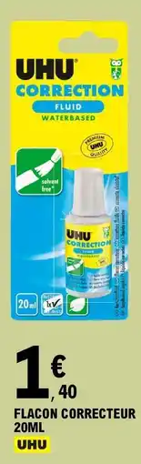 E.Leclerc Uhu - flacon correcteur 20ml offre