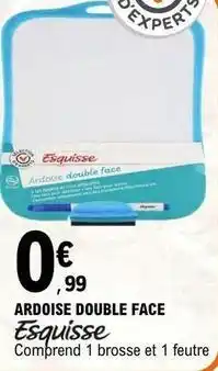 E.Leclerc Esquisse - ardoise double face offre