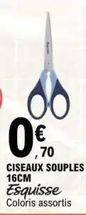 Esquisse - ciseaux souples 16cm