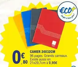 E.Leclerc Bien - cahier 24x32cm offre