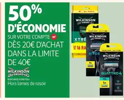 Auchan WILKINSON SWORD offre