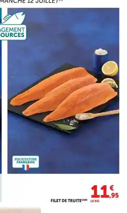 U Express Filet de truite offre