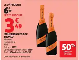 Auchan MIONETTO Italie prosecco doc treviso offre