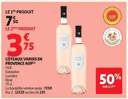 Auchan Côteaux varois en provence aop offre