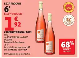 Auchan Cabernet d'anjou aop offre