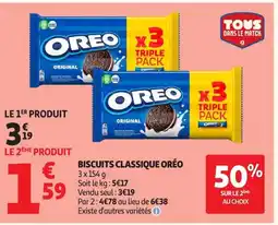 Auchan ORÉO Biscuits classique offre