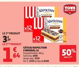 Auchan LU Gâteau napolitain l'original offre