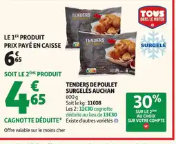 Auchan AUCHAN de poulet surgelés offre