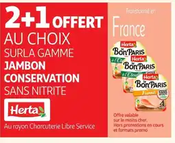 Auchan HERTA Jambon conservation sans nitrite offre