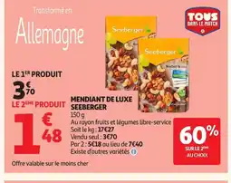 Auchan SEEBERGER Mendiant de luxe offre