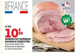 Auchan Jambon cuit supérieur auchan le charcutier offre