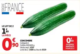 Auchan Concombre offre