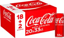 Auchan Coca-cola coca-cola original canettes offre