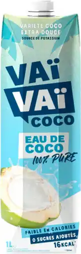 Auchan Vaivai eau de coco vaï vaï offre