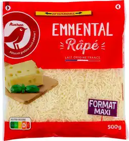 Auchan Auchan emmental râpé auchan offre