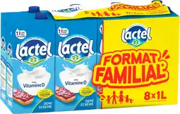 Auchan Lactel lait demi-écrémé avec vitamine d lactel offre