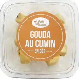 Auchan Petit marche dés de fromage gouda cumin offre