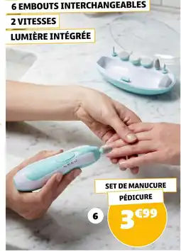 GiFi Set de manucure / pédicure offre
