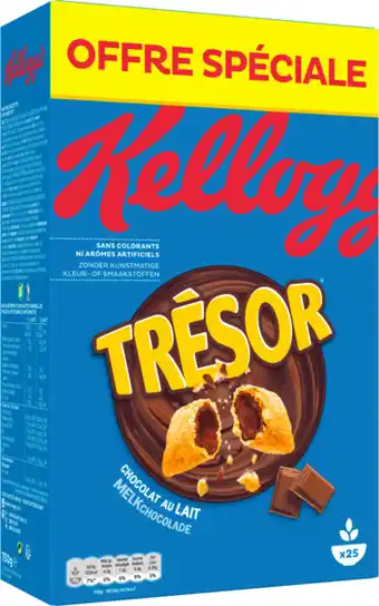 Auchan Kellogg s céréales chocolat au lait trésor kellogg's offre