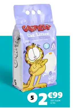 GiFi Garfield litière agglomérante 5l senteur lavande offre