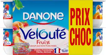 Auchan Danone velouté fruix danone offre
