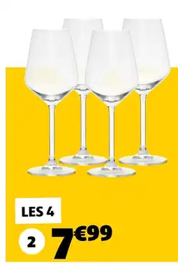GiFi 4 verres à pied offre