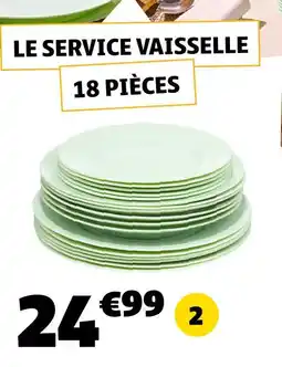 GiFi Service vaisselle 18 pièces offre