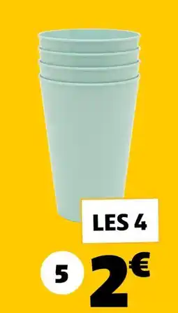 GiFi 4 gobelets offre