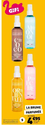 GiFi Evoluderm brume parfumée corps et cheveux offre
