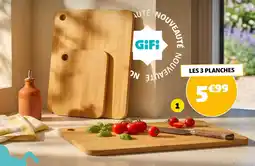 GiFi Gifi 3 planches à découper offre