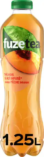 Auchan Fuze tea fuze tea pêche offre