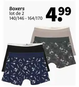 Wibra Boxers lot de 2 offre