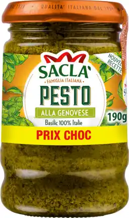 Auchan Supermarché Sacla sacla pesto alla genovese 190g offre