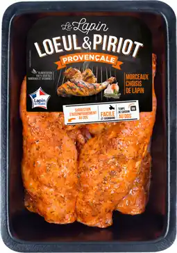Auchan Supermarché Loeul et piriot lapin entier découpé marinés loeul & piriot offre