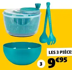 GiFi Ensemble essoreuse,saladier et couverts à salade offre