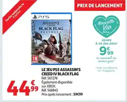Auchan Le jeu ps5 assassin's creed iv black flag offre