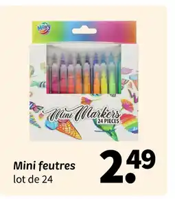 Wibra Mini feutres offre