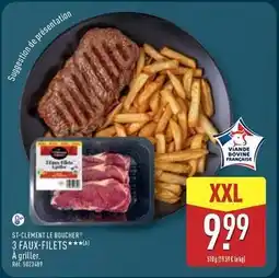 ALDI Boucherie st-clément - 3 faux filets offre