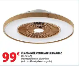 Auchan Plafonnier ventilateur marielo offre
