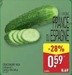 ALDI Concombre noa offre