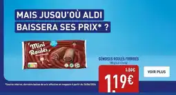 ALDI Genoises rolles fourres offre