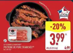 ALDI Boucherie st-clément - poitrine de porc tranchée offre