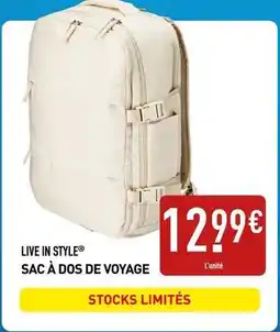 ALDI Sac à dos de voyage offre