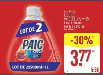 ALDI Paic - liquide vaisselle offre